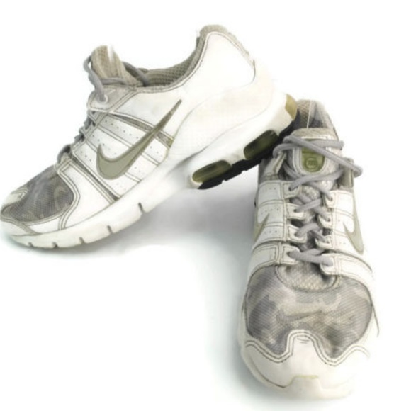 Nike Air Max Alpha Trainer 6 Men Nike Mens White/Gray Athletic Running Shoes Sz 8.5